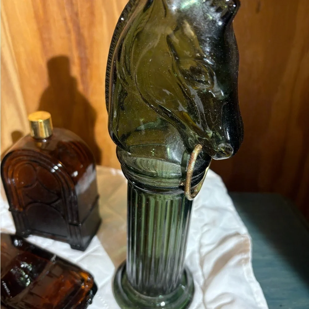 Vintage Glass Collectible Avon Bottles Set 14 all empty